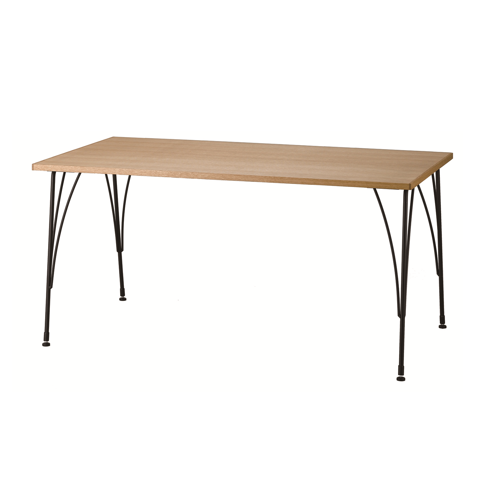 ARCH DINING TABLE (W1600 D850)(WN/OAK/CH)